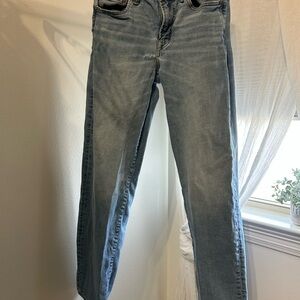 American Eagle Outfitters Light Blue Straight Leg Jeans